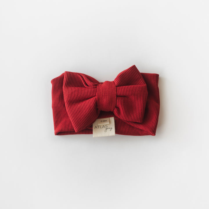 Ribbed Modal Bow Headband