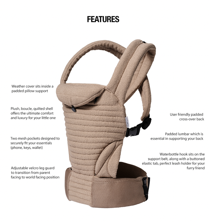 The Armadillo Baby Carrier - Oyster