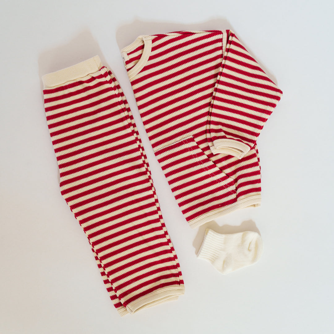 Waffle Long Sleeve Set