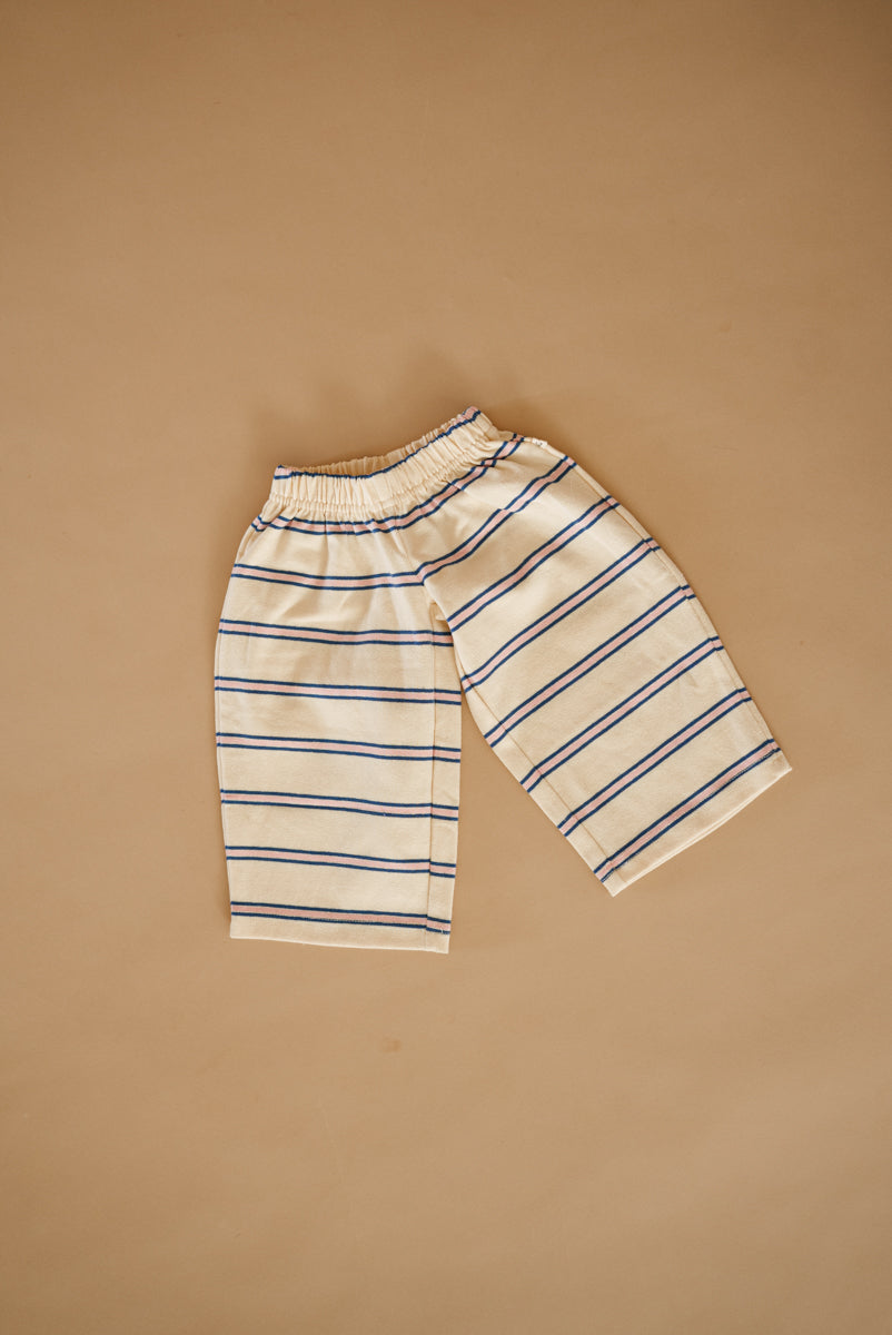 Wideleg Pants - Berry Cream product detail