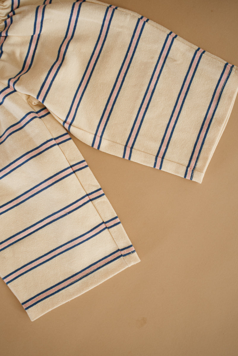 Wideleg Pants - Berry Cream product detail