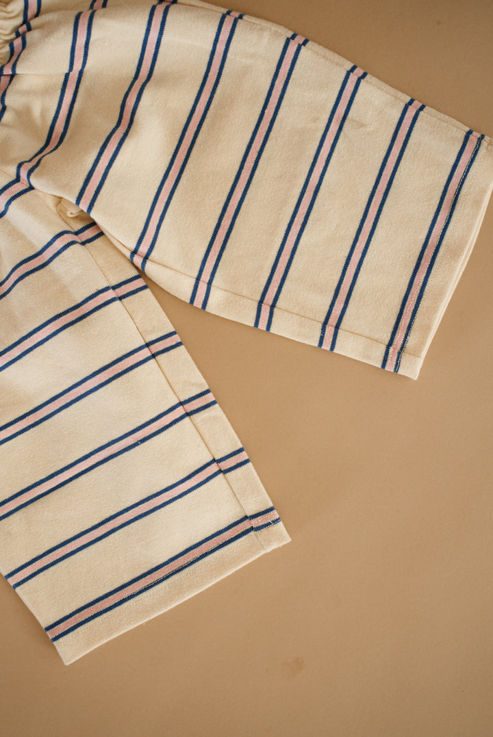 Wideleg Pants - Berry Cream product detail