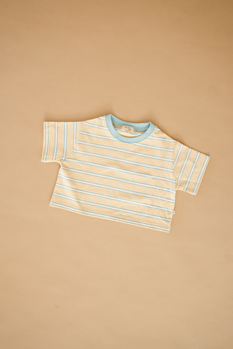 Adult Oversized T-Shirt - Banana Stripe design detail