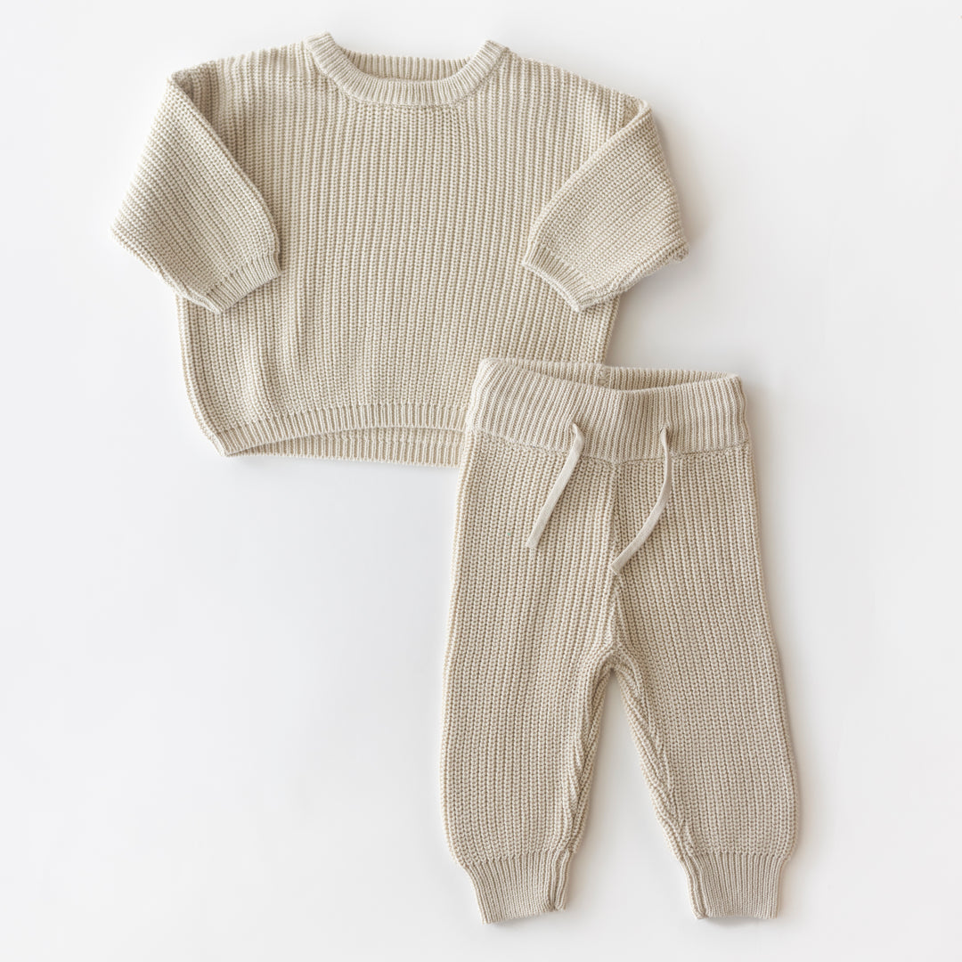 Knit Jogger Set