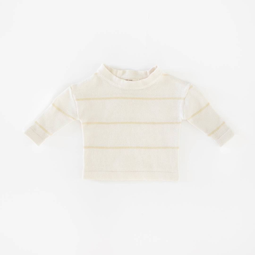 Organic Striped Knit Longsleeve