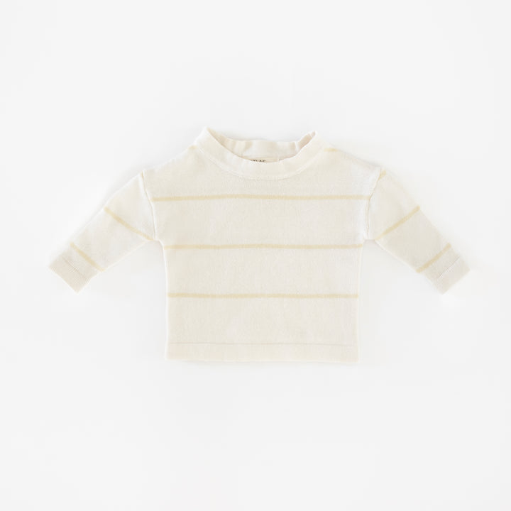 Organic Striped Knit Longsleeve