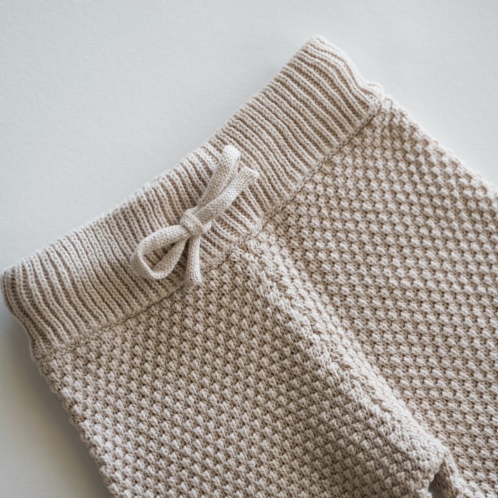Organic Knit Wideleg Pant