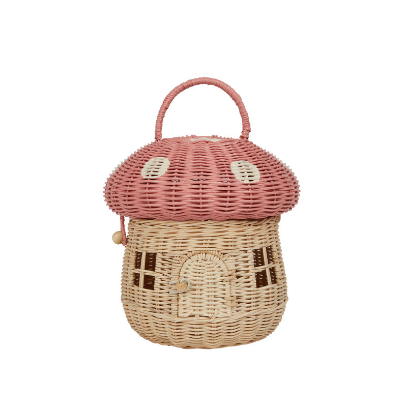 Rattan Mushroom Basket