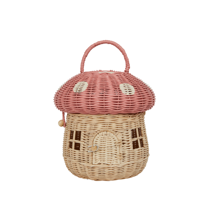 Rattan Mushroom Basket