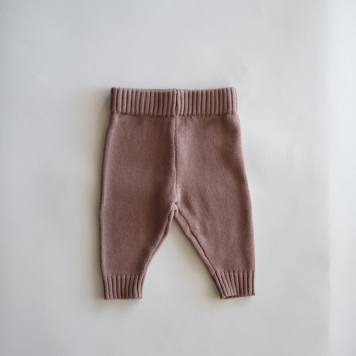 Organic Knit Oversized Pant