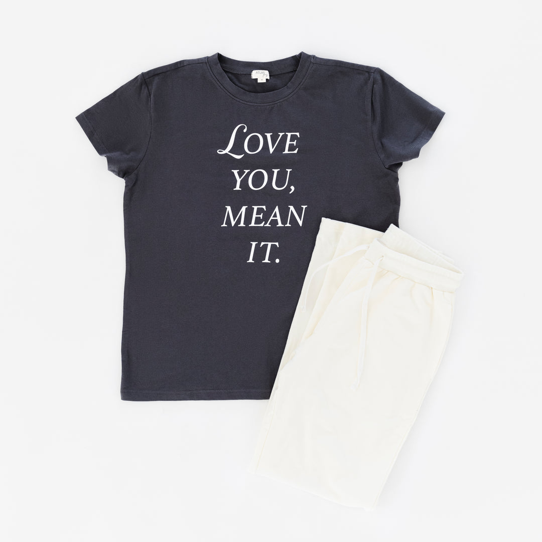 Adult Love You Mean It Oversized T-Shirt