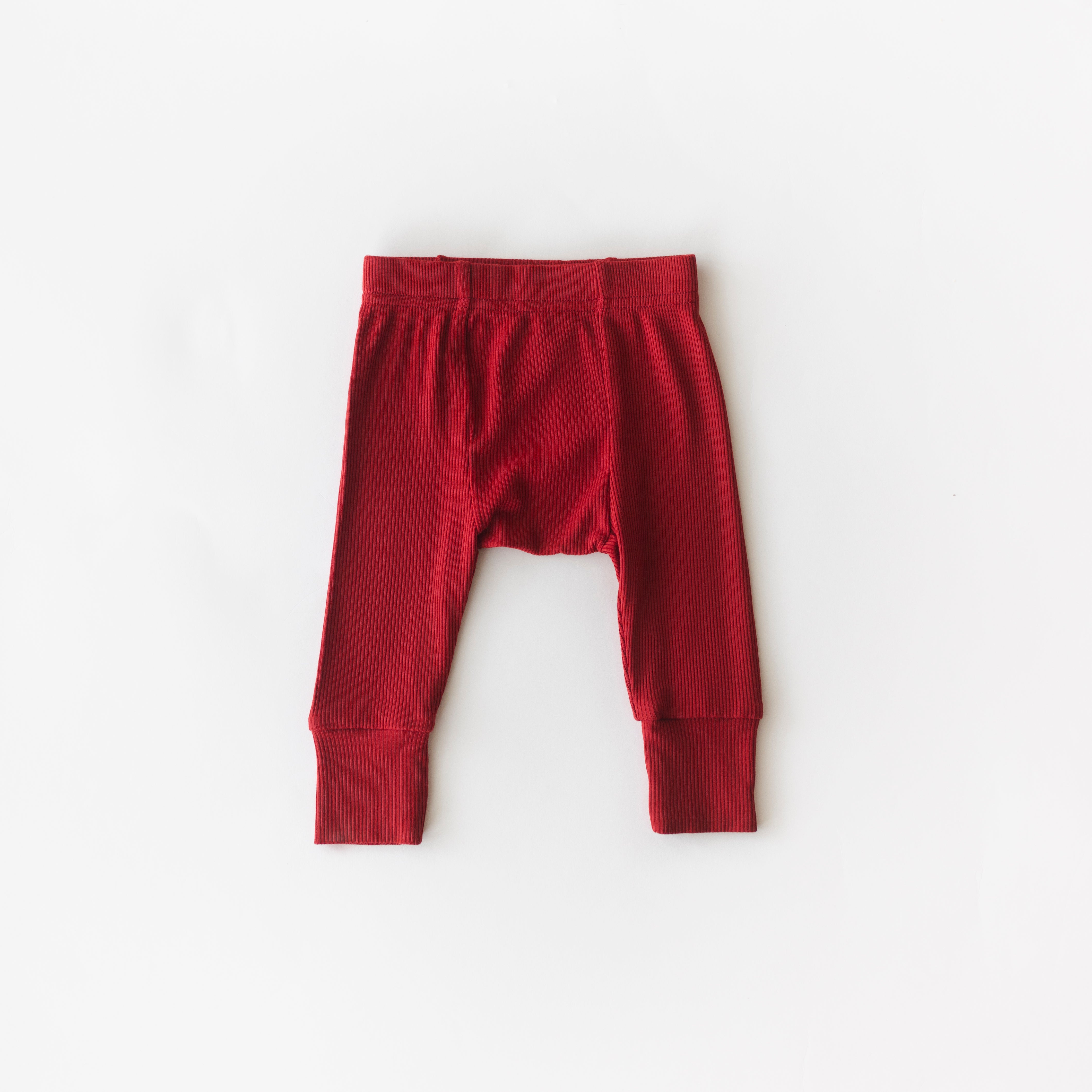 Ribbed Modal Pant - Scarlett