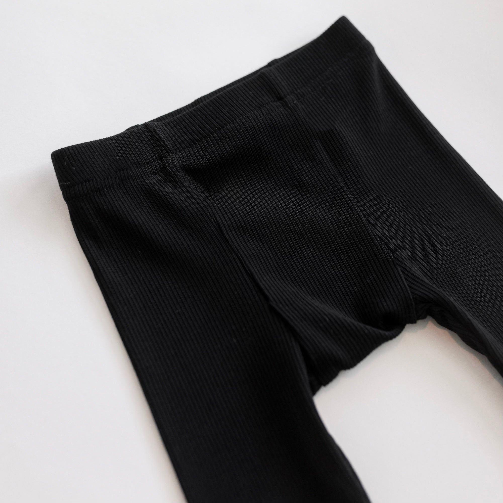 Ribbed Modal Pant - Black