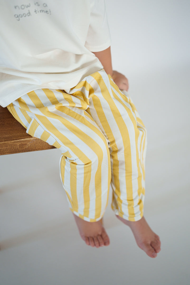 Baggy Cargo Pant - Yellow Stripes