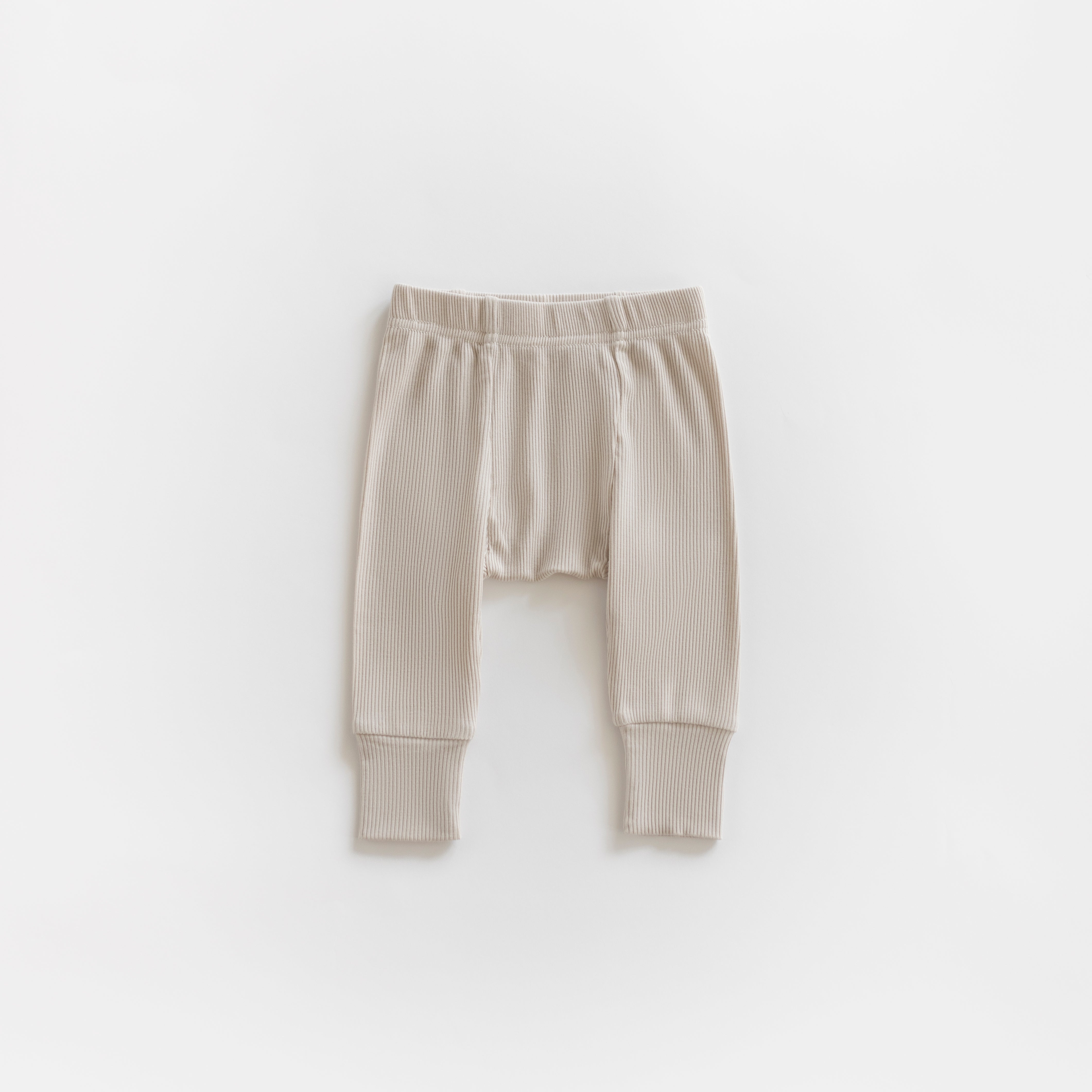 Ribbed Modal Pant - Stone