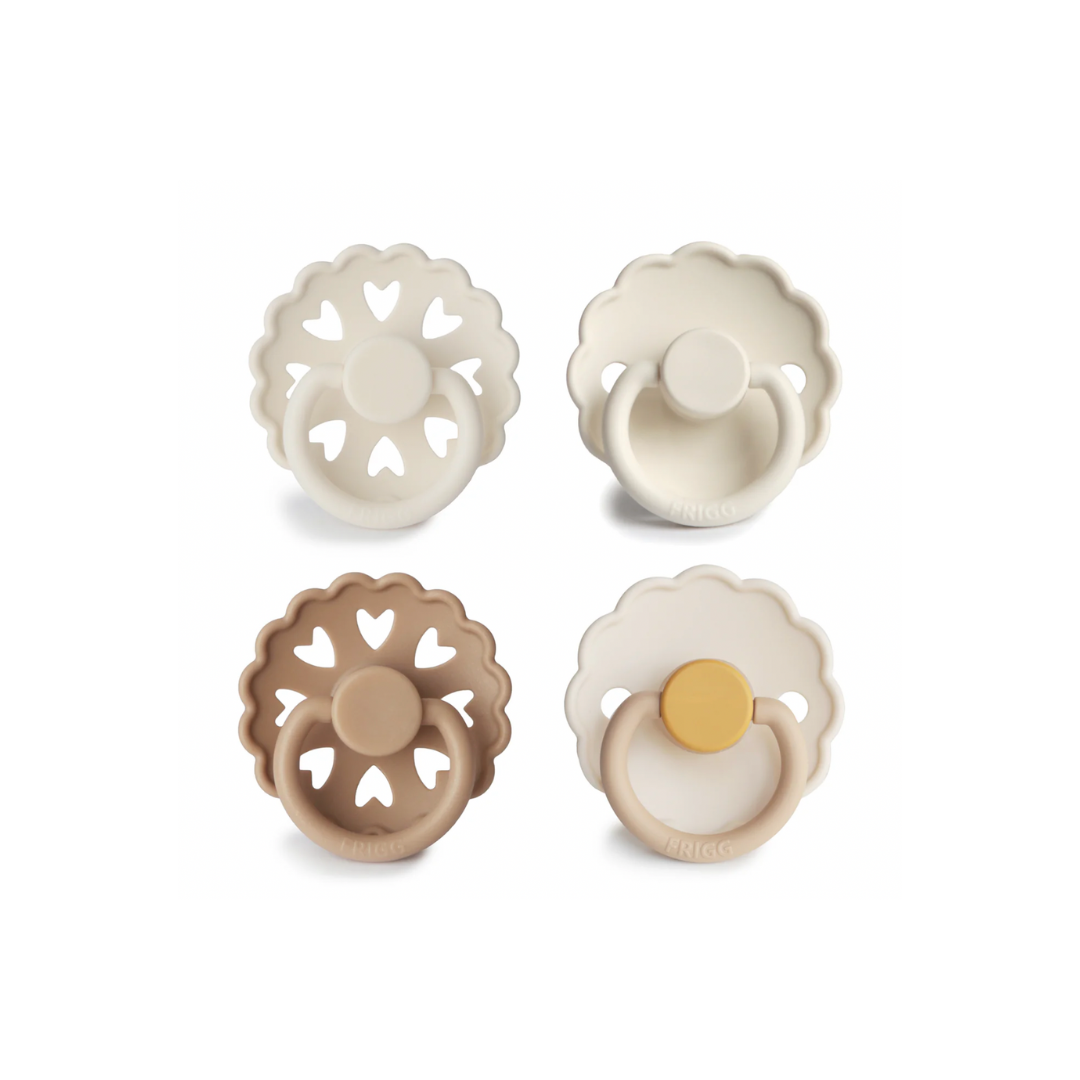 FRIGG Natural Rubber Pacifier - 4PK