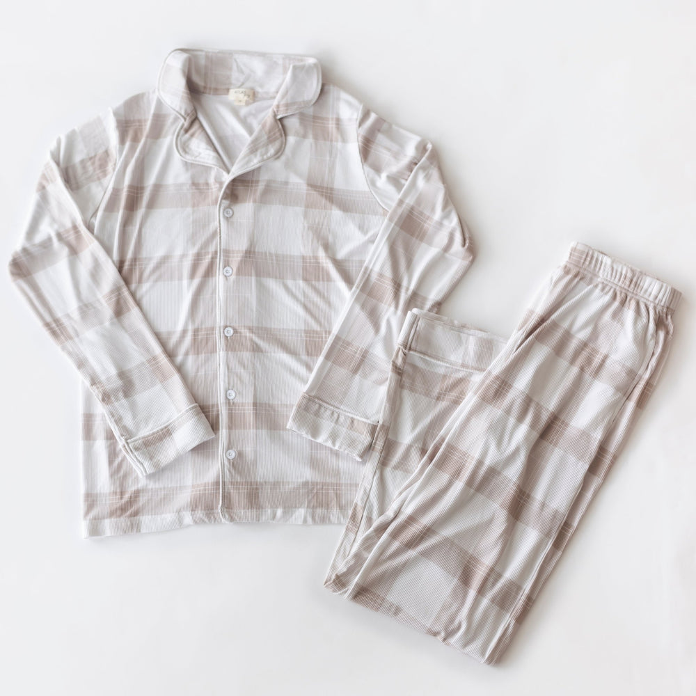 Adult Holiday Plaid Pajamas - shopatlasgrey