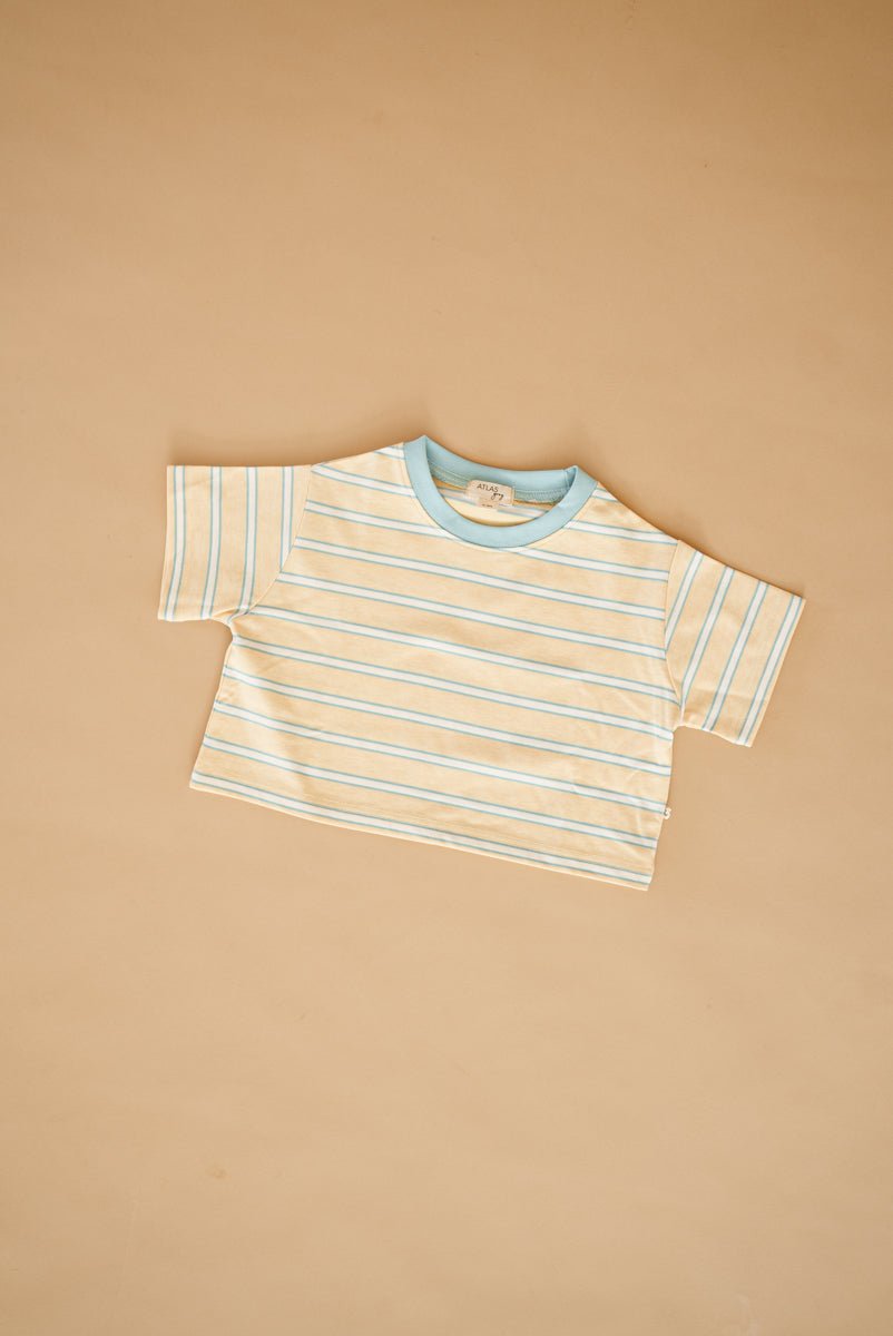 Adult Oversized T-Shirt - Banana Stripe - shopatlasgrey