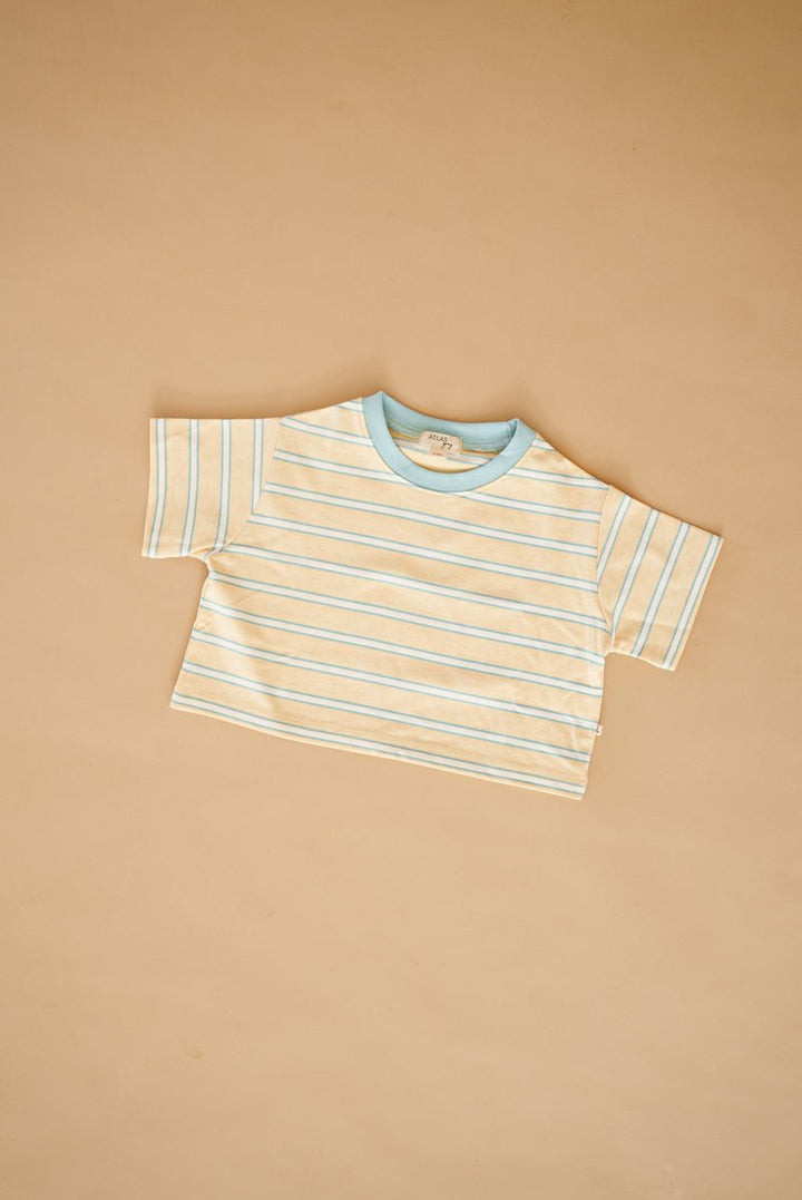 Adult Oversized T-Shirt - Banana Stripe - shopatlasgrey
