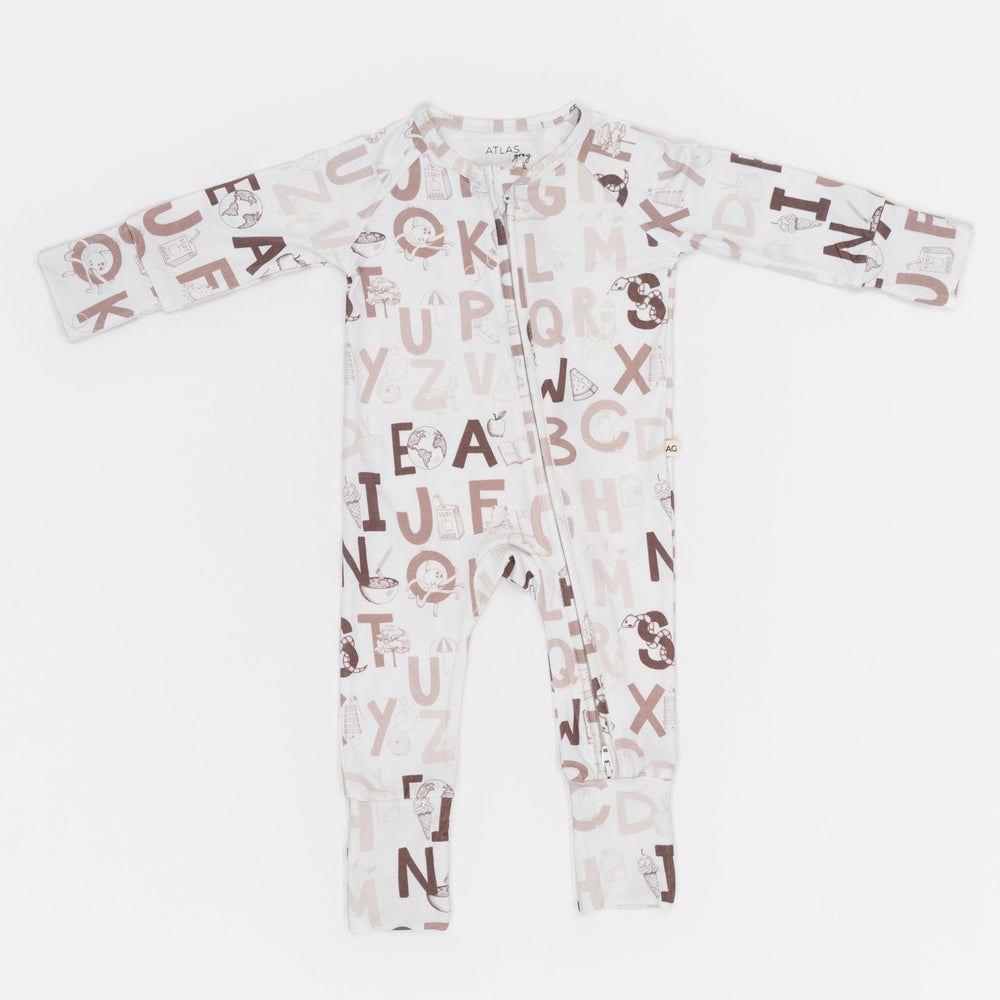 Alphabet Bamboo Pajamas - shopatlasgrey