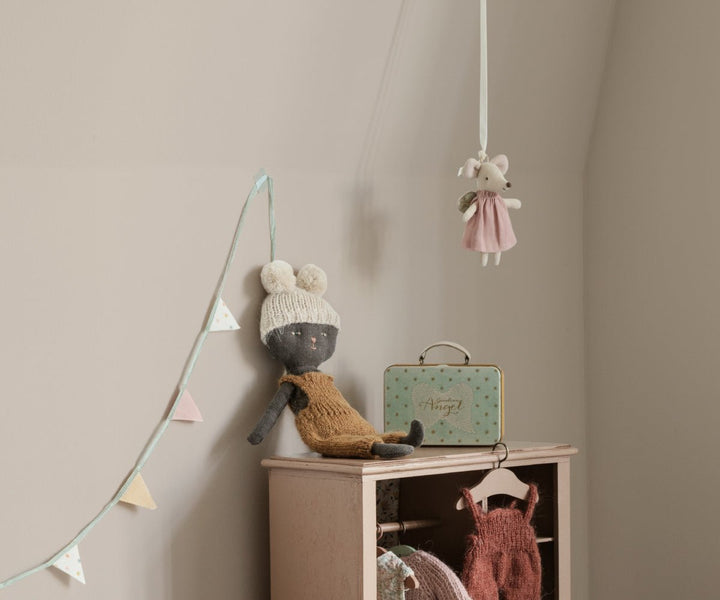 Angel Mouse in Suitcase, Little Sister - shopatlasgrey