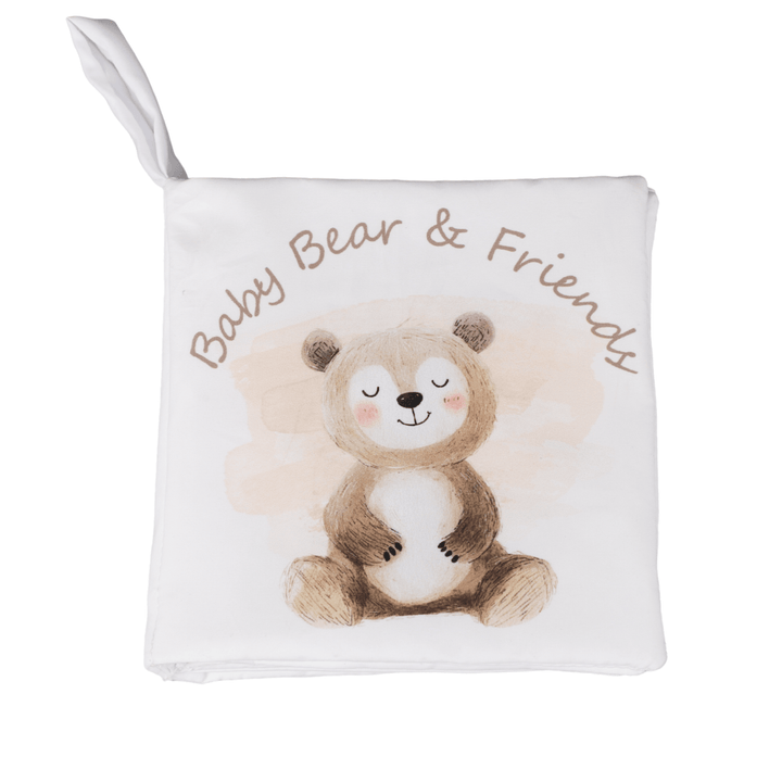 Baby Bear and Friends – Crinkle Cloth Soft Baby Book Gift - shopatlasgrey