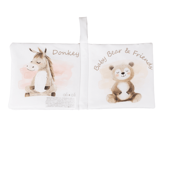 Baby Bear and Friends – Crinkle Cloth Soft Baby Book Gift - shopatlasgrey