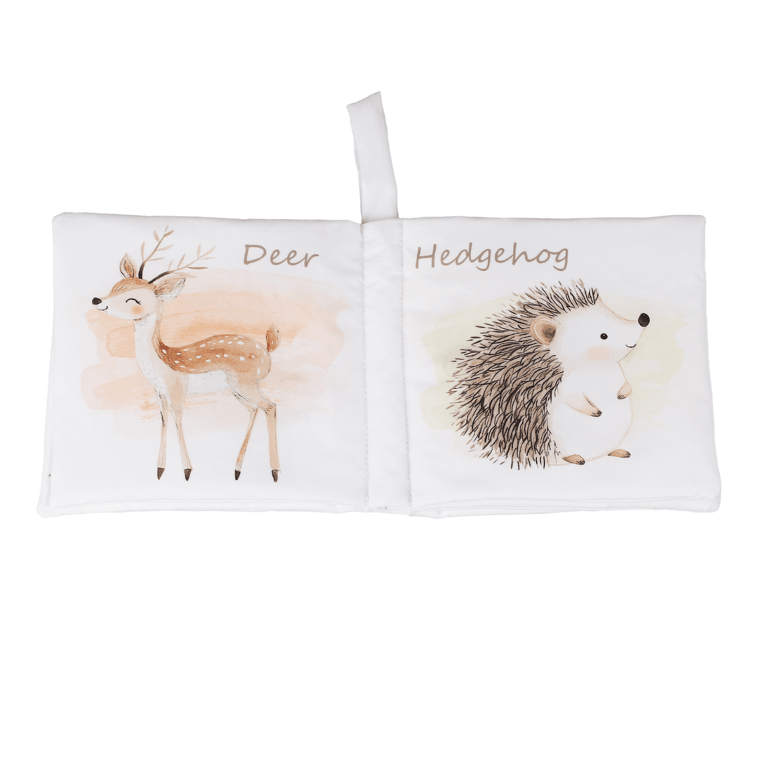 Baby Bear and Friends – Crinkle Cloth Soft Baby Book Gift - shopatlasgrey