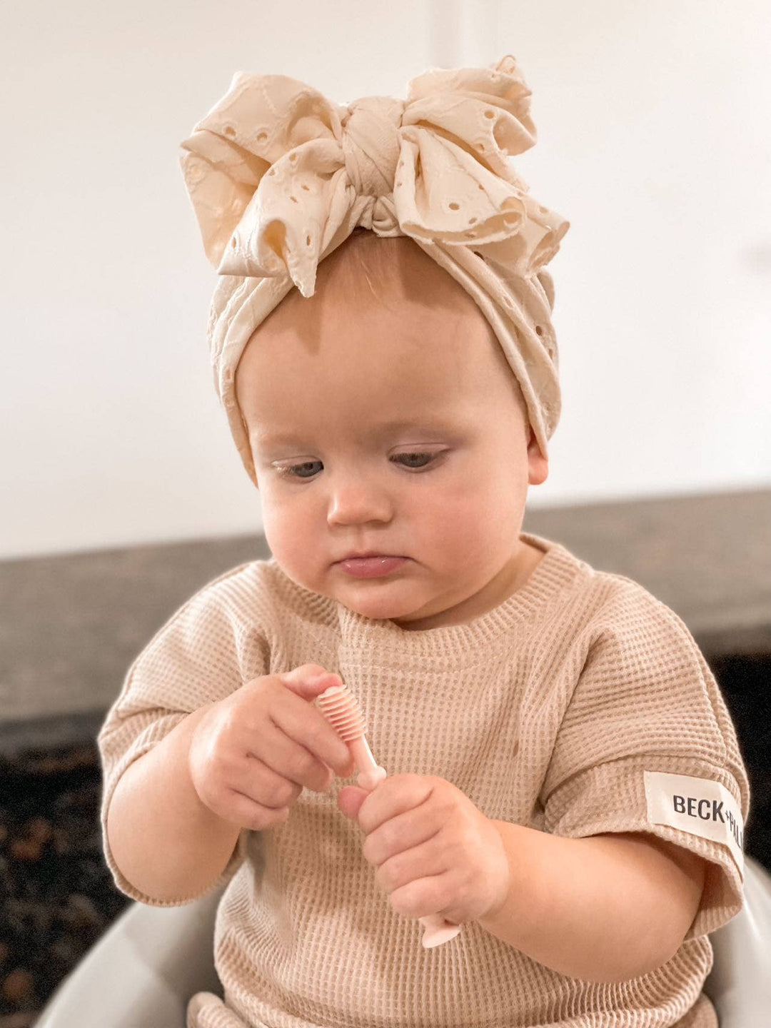 Baby Finger Toothbrush & Tongue Cleaner Oral Set 3m+ (Blush) - shopatlasgrey