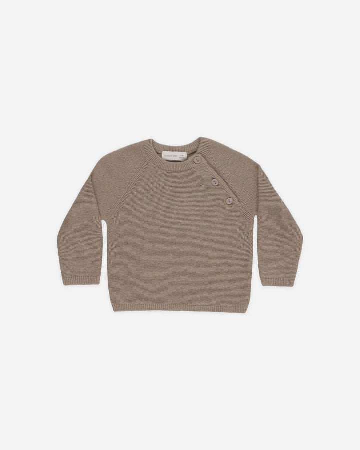 Bailey Knit Sweater || Heathered Mocha - shopatlasgrey