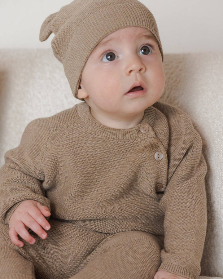 Bailey Knit Sweater || Heathered Mocha - shopatlasgrey