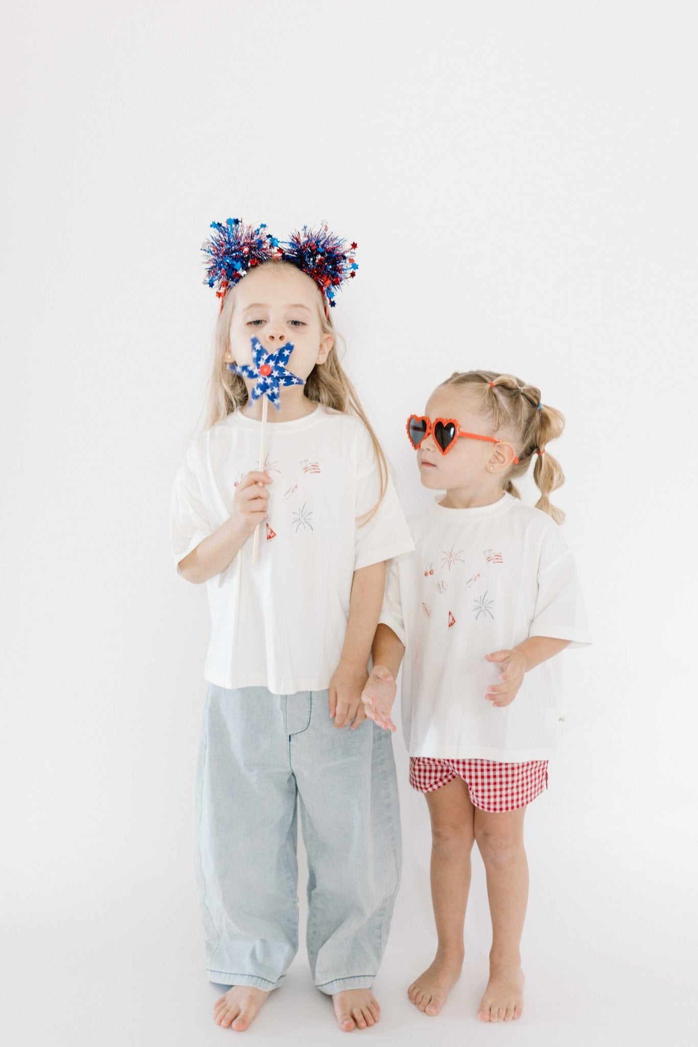ボトムス The Simple Folk The Barrel Jean 2-3y Barrel Jean in Light Denim | Kids Cotton Denim Pants | Atlas Grey