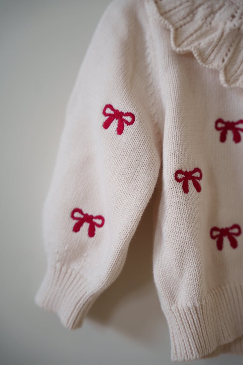 Bow Cardigan - shopatlasgrey