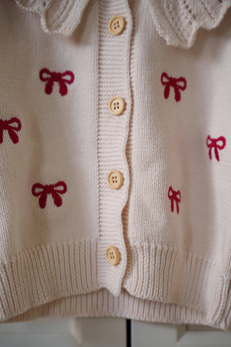 Bow Cardigan - shopatlasgrey