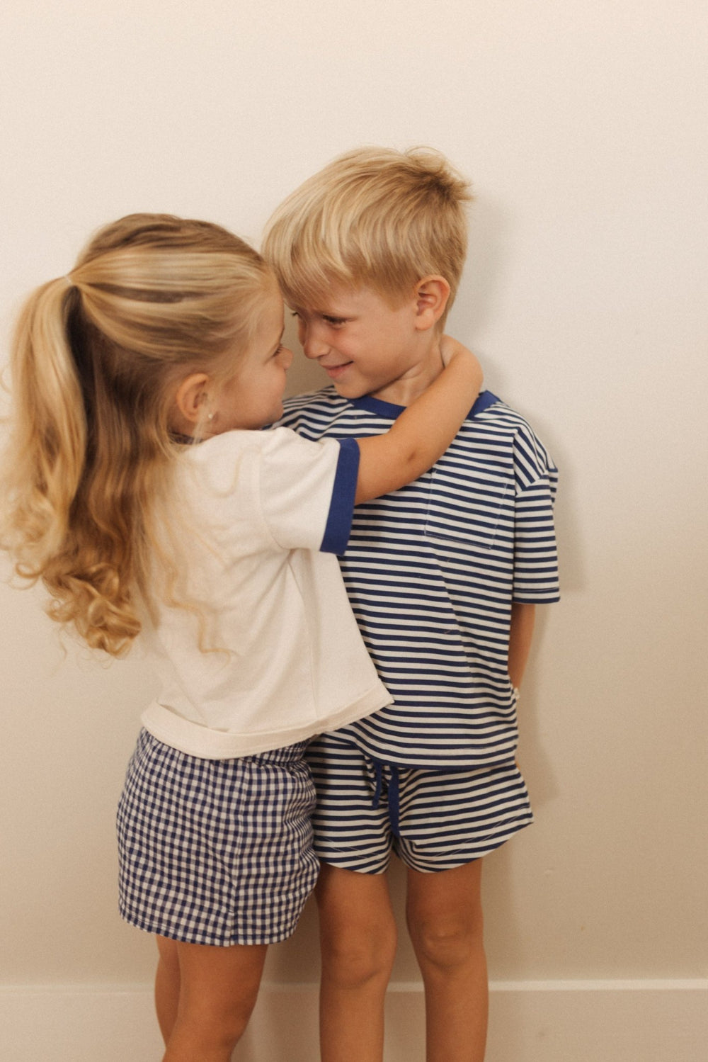 Boxer Short - Navy Gingham - shopatlasgrey