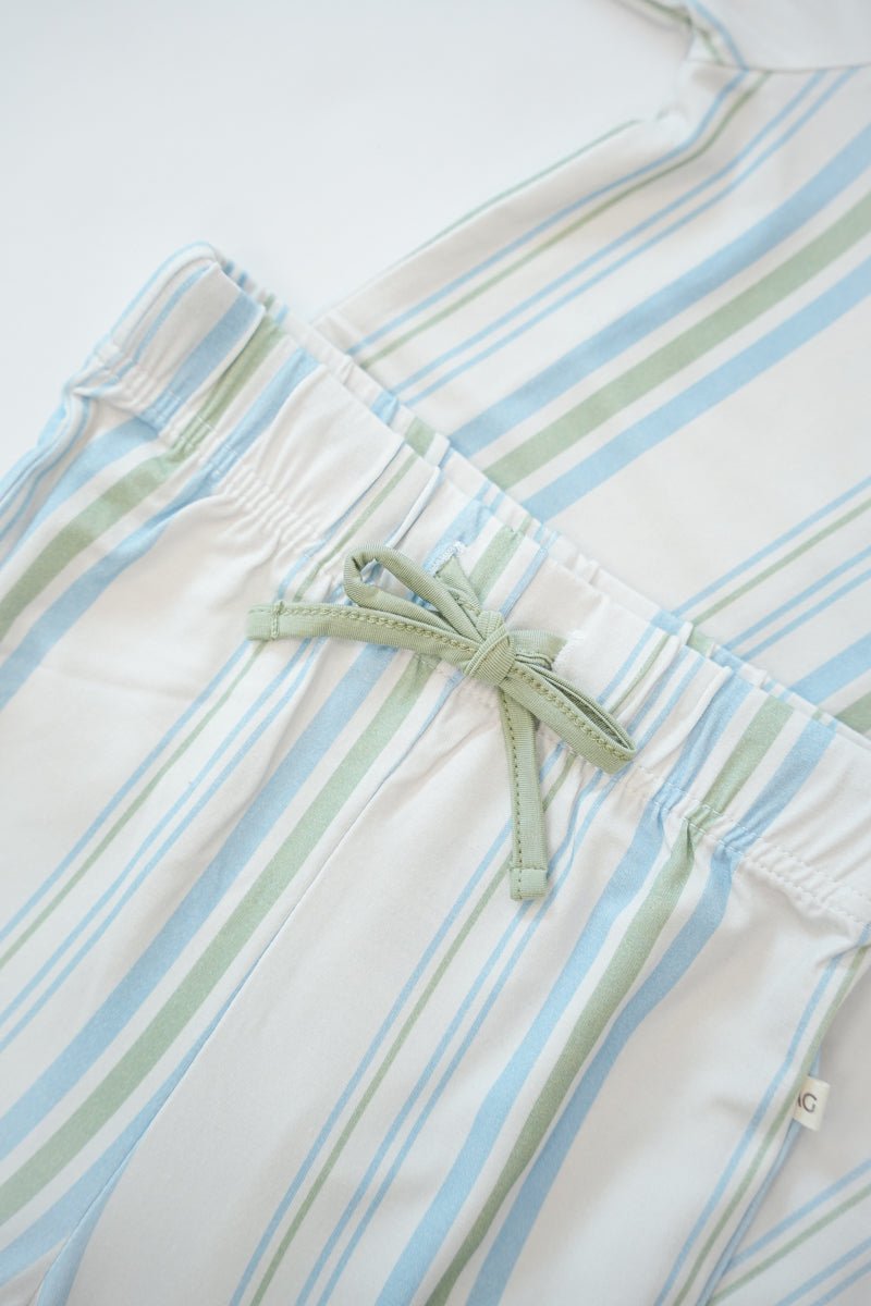 Button Down Pajama - Madden Stripe AG x Kennedy Stidham - shopatlasgrey