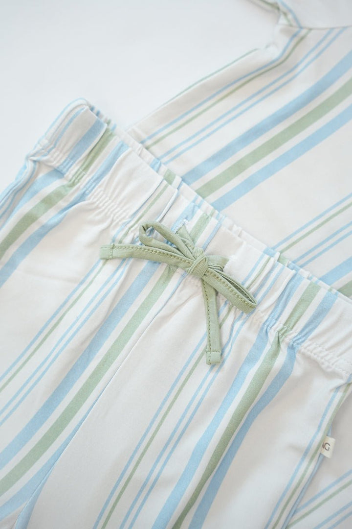 Button Down Pajama - Madden Stripe AG x Kennedy Stidham - shopatlasgrey