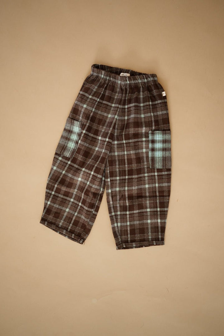 Cargo Pant - Blue Plaid - shopatlasgrey