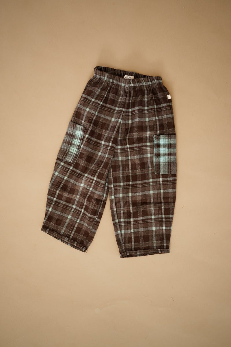 Cargo Pant - Blue Plaid - shopatlasgrey