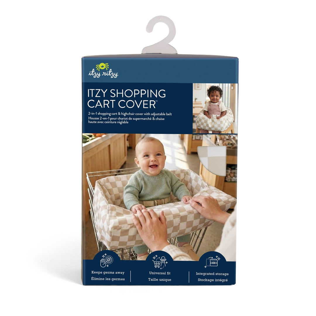Checkerboard Itzy Shopping Cart Cover™ - shopatlasgrey