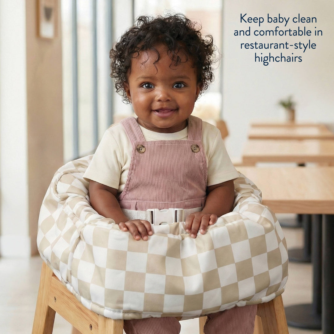 Checkerboard Itzy Shopping Cart Cover™ - shopatlasgrey