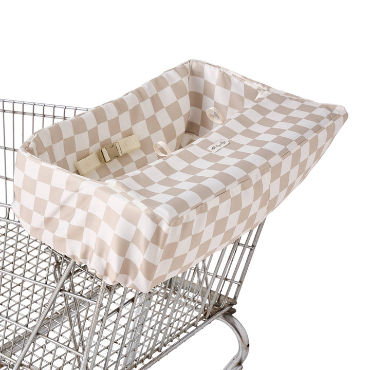 Checkerboard Itzy Shopping Cart Cover™ - shopatlasgrey