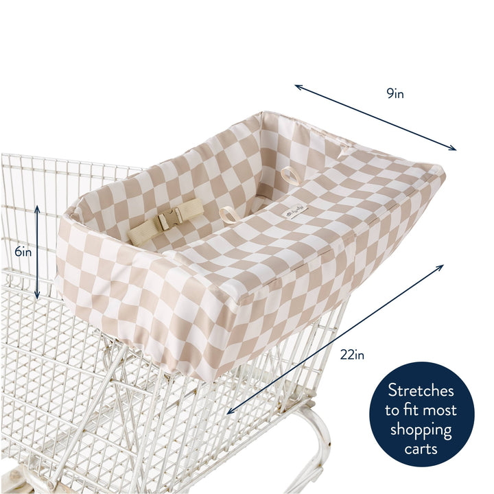 Checkerboard Itzy Shopping Cart Cover™ - shopatlasgrey