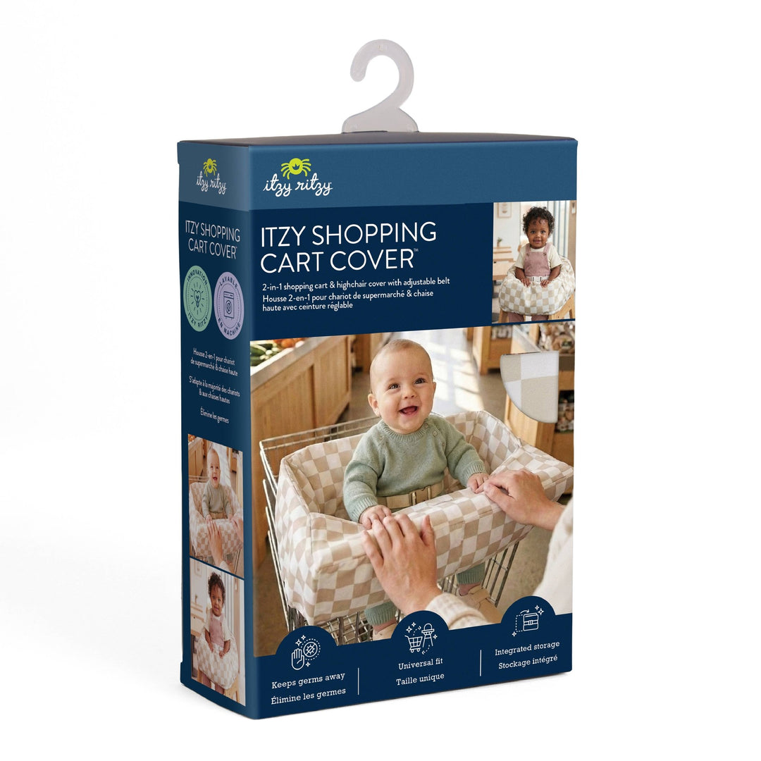 Checkerboard Itzy Shopping Cart Cover™ - shopatlasgrey