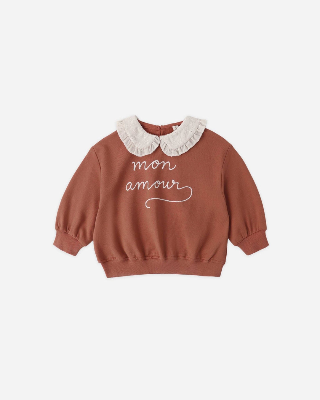 Collared Sweatshirt || Mon Amour - shopatlasgrey
