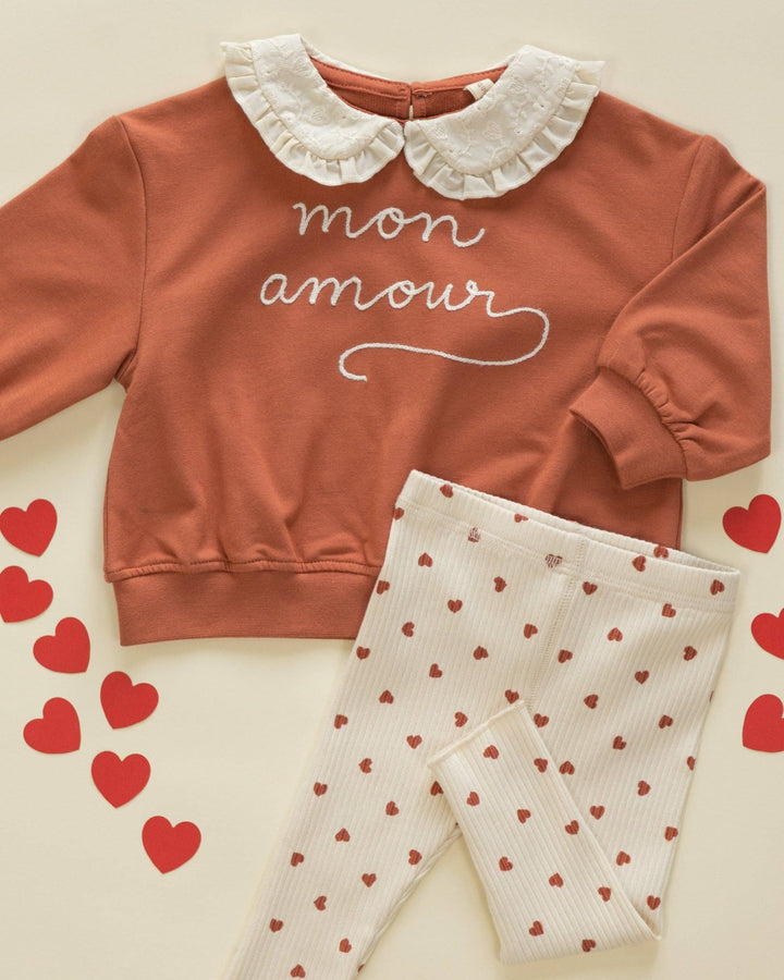 Collared Sweatshirt || Mon Amour - shopatlasgrey