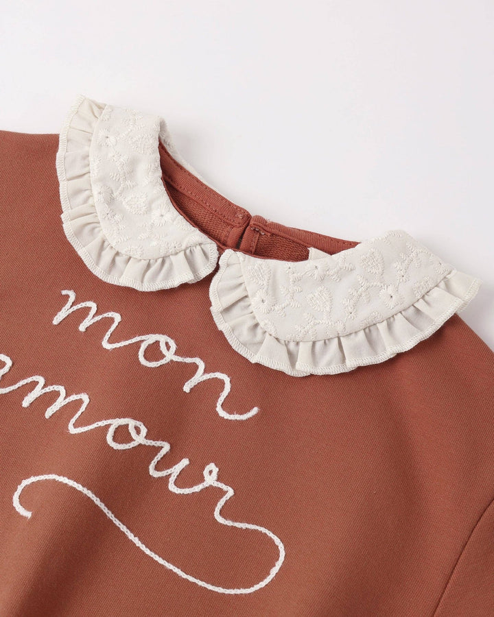 Collared Sweatshirt || Mon Amour - shopatlasgrey