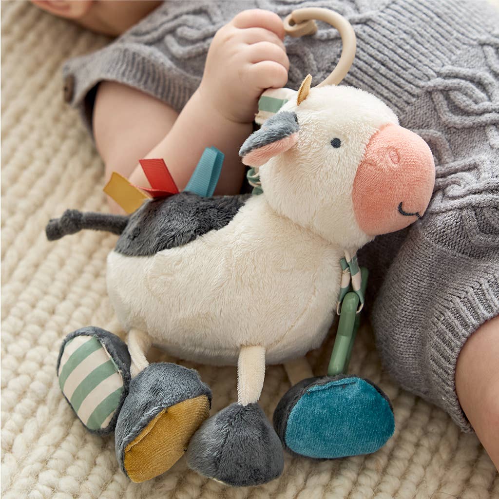 Cow Itzy Friends Link & Love™ Activity Plush - shopatlasgrey