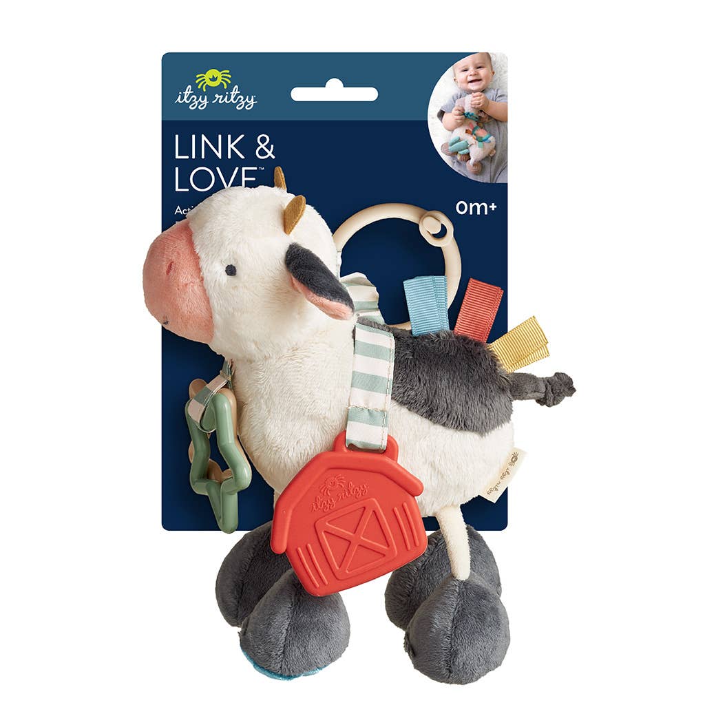 Cow Itzy Friends Link & Love™ Activity Plush - shopatlasgrey