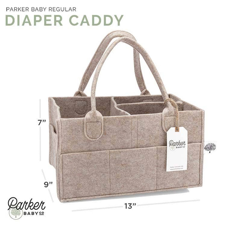 Diaper Caddy in Oatmeal - shopatlasgrey